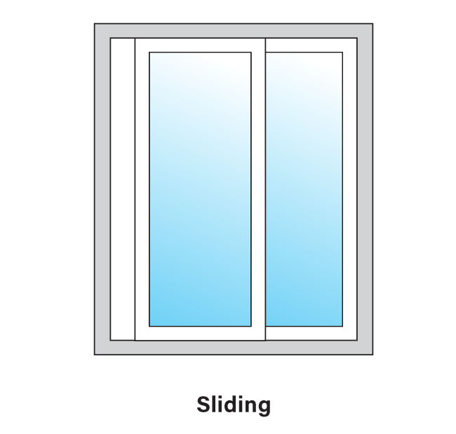 Sliding types of egress windows are a convenient choice for homes.