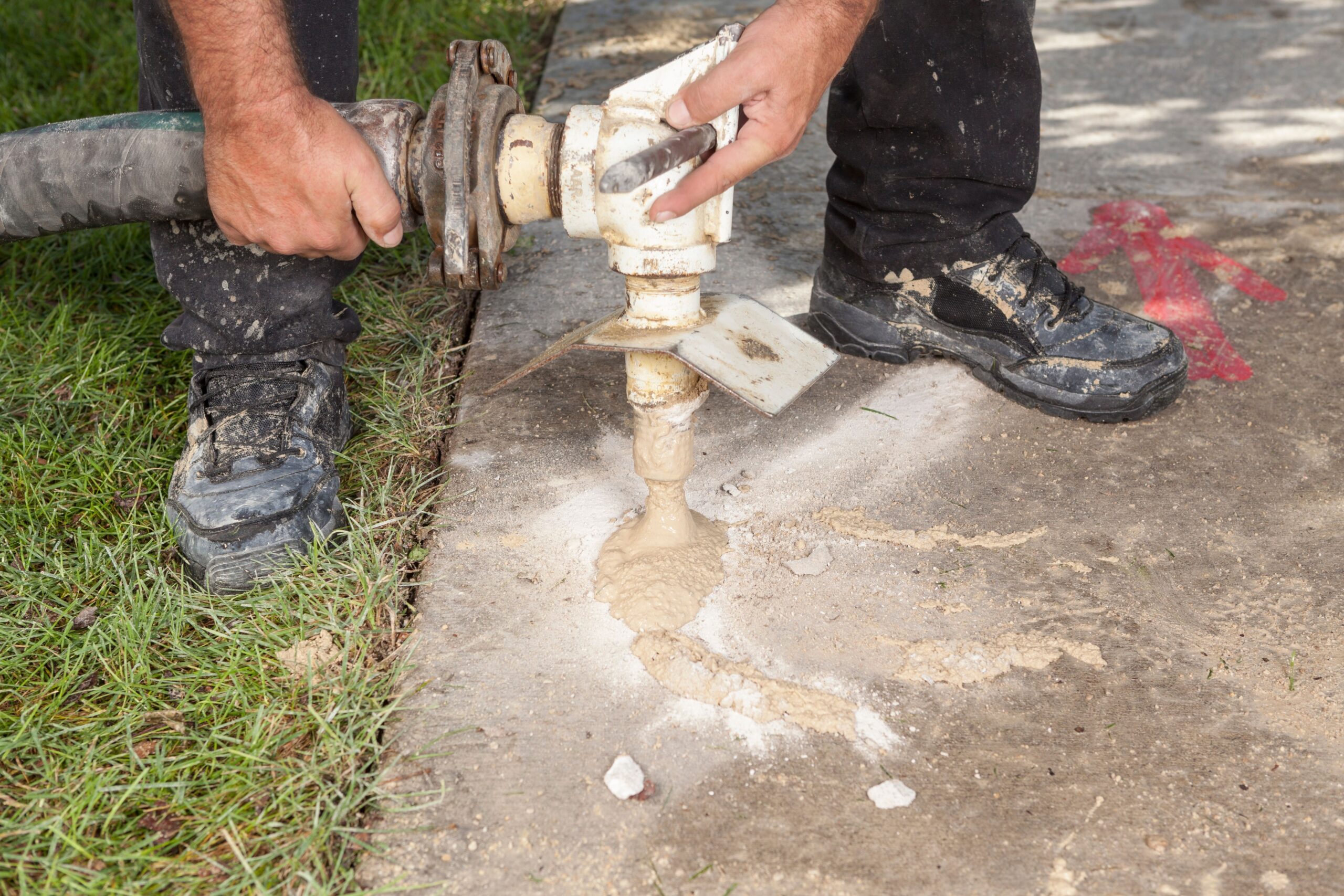 Mudjacking is one method for concrete leveling.