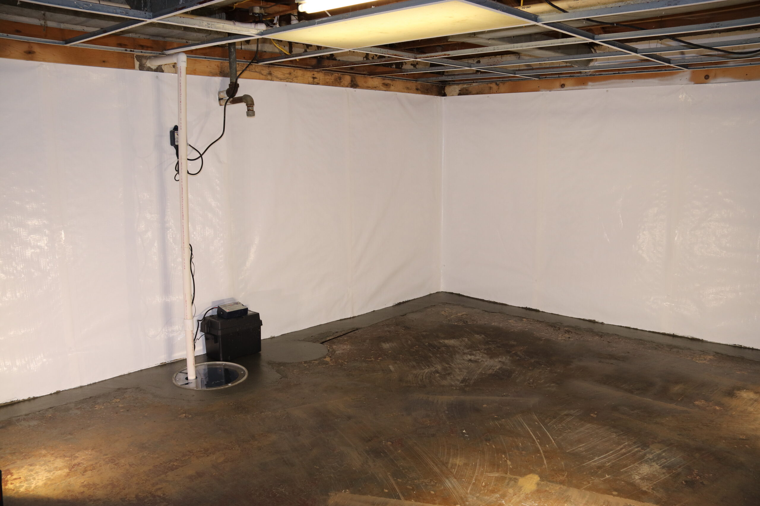complete basement waterproofing system